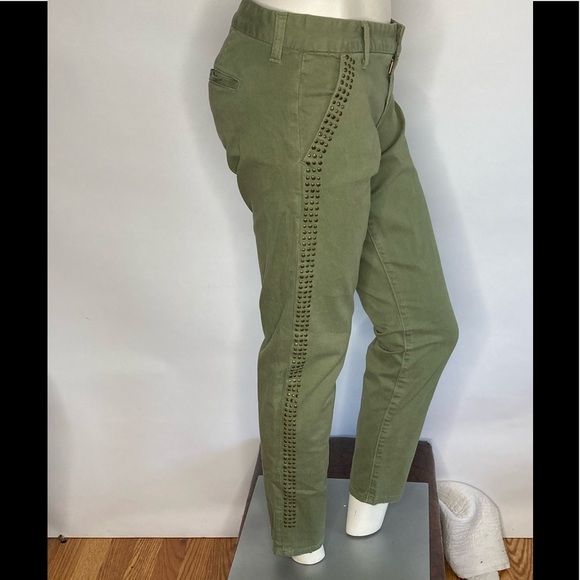 Lucky Brand Sienna Chino Metal Side Detail Sz 6/28 - Picture 2 of 9